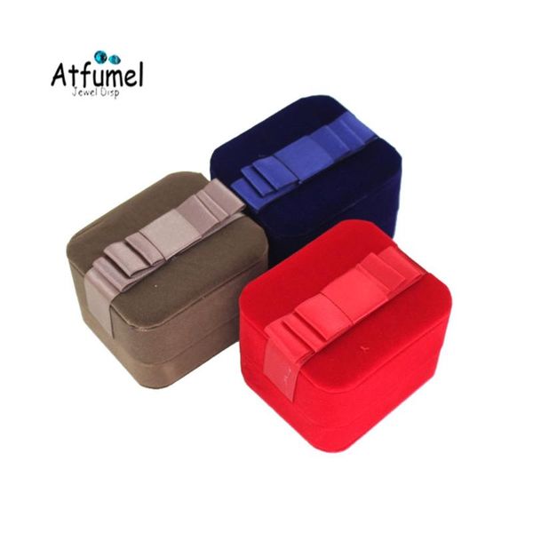 velvet ring jewelry display box red blue brown stud diamond ring jewelry organizer storage gift box wedding ribbon, Pink;blue
velvet ring jewelry display box red blue brown stud diamond ring jewelry organizer storage gift box wedding ribbon, Pink;blue