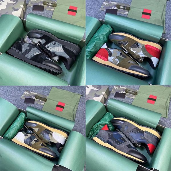 men rockrunner camouflage sneakers designers mesh fabric trainers blue real leather outdoor lace-up casual shoes with gift box 264, Black
men rockrunner camouflage sneakers designers mesh fabric trainers blue real leather outdoor lace-up casual shoes with gift box 264, Black