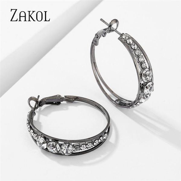 hoop & huggie zakol arrival fashion round crystal earring for women girl big circle ear jewelry party korea design wholesale, Golden;silver
hoop & huggie zakol arrival fashion round crystal earring for women girl big circle ear jewelry party korea design wholesale, Golden;silver