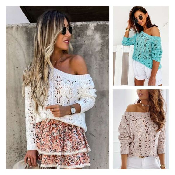 autumn and winter 2020 lazy wind irregular sleeve t-shirt solid color pullover hollow out sweater female, White;black
autumn and winter 2020 lazy wind irregular sleeve t-shirt solid color pullover hollow out sweater female, White;black