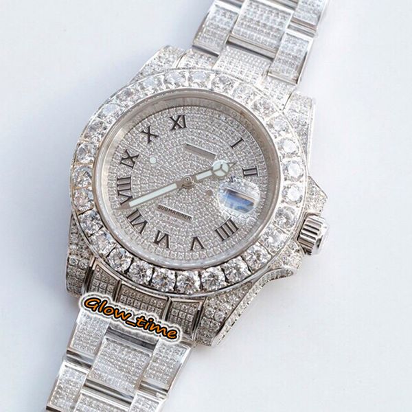 edition 116759 116769 116758 rome digital diamond dial asia 2813 automatic mens watch big diamond bezel diamonds iced out full watches, Slivery;brown
edition 116759 116769 116758 rome digital diamond dial asia 2813 automatic mens watch big diamond bezel diamonds iced out full watches, Slivery;brown
