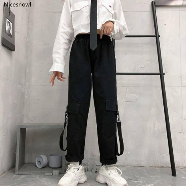 black high waist cargo pants women pockets solid loose streetwear pencil pants 2020 fashion autumn hip hop women's trousers girl1
black high waist cargo pants women pockets solid loose streetwear pencil pants 2020 fashion autumn hip hop women's trousers girl1