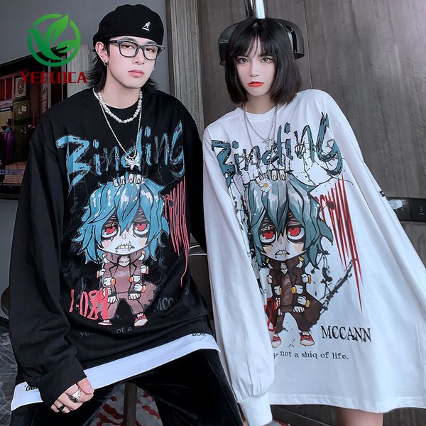 2020 men's t-shirt long sleeve autumn casual harajuku cartoon character print japanese style sweatshirt oversized plus size c1115, White
2020 men's t-shirt long sleeve autumn casual harajuku cartoon character print japanese style sweatshirt oversized plus size c1115, White