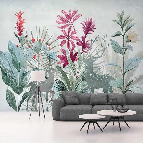 drop shipping custom 3d p wallpaper nordic tropical plant banana leaf forest elk mural modern bedroom wall murals1
drop shipping custom 3d p wallpaper nordic tropical plant banana leaf forest elk mural modern bedroom wall murals1