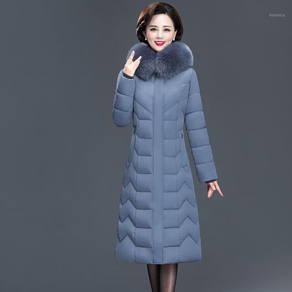 ladies winter coat large size thick long section mother's cotton coat middle-aged and old temperament women's clothing1, Black
ladies winter coat large size thick long section mother's cotton coat middle-aged and old temperament women's clothing1, Black