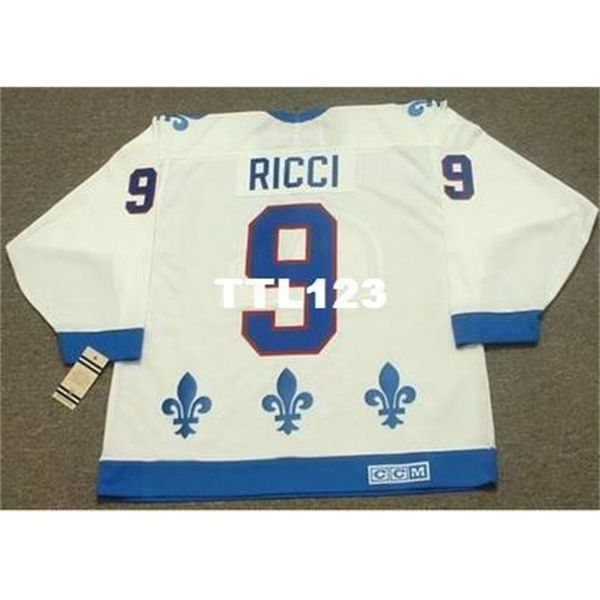 740 #9 mike ricci quebec nordiques 1994 ccm vintage home hockey jersey or custom any name or number retro jersey, Black
740 #9 mike ricci quebec nordiques 1994 ccm vintage home hockey jersey or custom any name or number retro jersey, Black