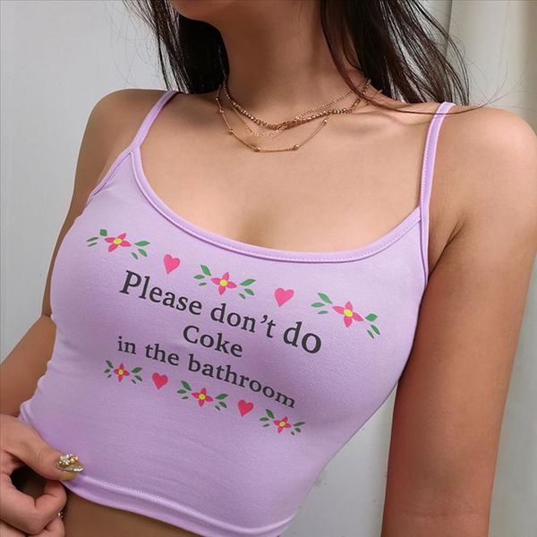crop women summer 2021 casual please dont do coke in the bathroom letter print vest halter blouse camisole, White
crop women summer 2021 casual please dont do coke in the bathroom letter print vest halter blouse camisole, White