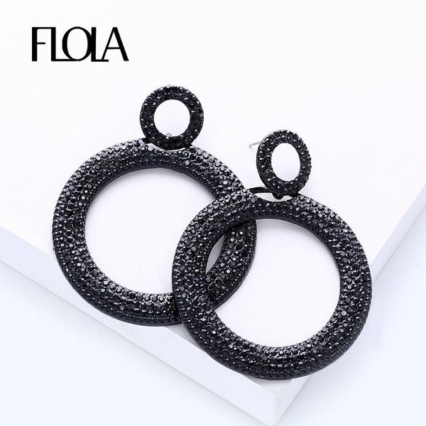 flola full crystal vintage big round hoop earrings fashion statement dangle punk earrings for women trendy jewelry ersm29, Golden;silver
flola full crystal vintage big round hoop earrings fashion statement dangle punk earrings for women trendy jewelry ersm29, Golden;silver