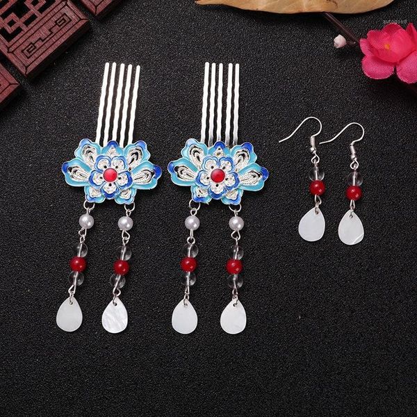 hair clips & barrettes classical chinese costume accessories step rocking cloisonne headdress tassels hairpin burning blue decoration comb a, Golden;silver
hair clips & barrettes classical chinese costume accessories step rocking cloisonne headdress tassels hairpin burning blue decoration comb a, Golden;silver