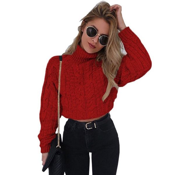 new arrivals fall 2020 ladies fashion clothing long sleeve casual loose pullover turtleneck crop sweater women, Black
new arrivals fall 2020 ladies fashion clothing long sleeve casual loose pullover turtleneck crop sweater women, Black