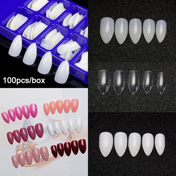 false nails 100pcs/box short stiletto tips almond shape full cover acrylic artificial fake manicure diy salon tools, Red;gold
false nails 100pcs/box short stiletto tips almond shape full cover acrylic artificial fake manicure diy salon tools, Red;gold