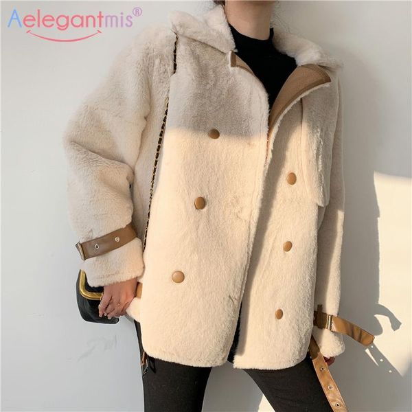 women's fur & faux aelegantmis lamb coats women thicken loose motorcycle jacket fluffy warm winter solid casual outwear korean streetwe, Black
women's fur & faux aelegantmis lamb coats women thicken loose motorcycle jacket fluffy warm winter solid casual outwear korean streetwe, Black