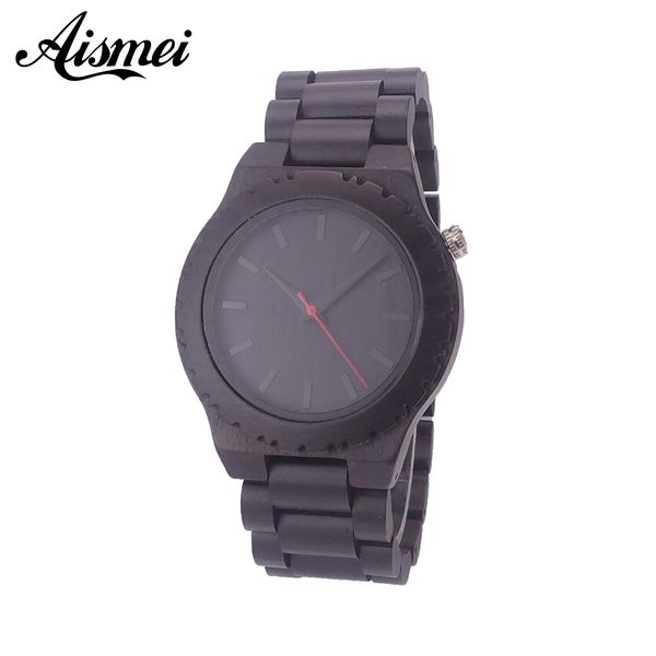 new natural black sandal wood analog men watch fashion quartz movement wooden watches dress wristwatch for male gifts, Slivery;brown
new natural black sandal wood analog men watch fashion quartz movement wooden watches dress wristwatch for male gifts, Slivery;brown