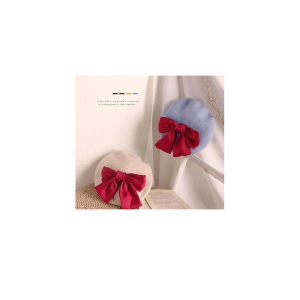 fashion wool baby hat for girls candy color elastic infant baby beret hat kids caps with big bow for girls 2- qyldjf, Yellow
fashion wool baby hat for girls candy color elastic infant baby beret hat kids caps with big bow for girls 2- qyldjf, Yellow
