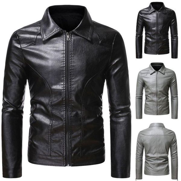 fashion men faux leather jacket motorcycle punk zipper casual winter warm thickening coat outwear jaqueta de couro masculina#351, Black;brown
fashion men faux leather jacket motorcycle punk zipper casual winter warm thickening coat outwear jaqueta de couro masculina#351, Black;brown