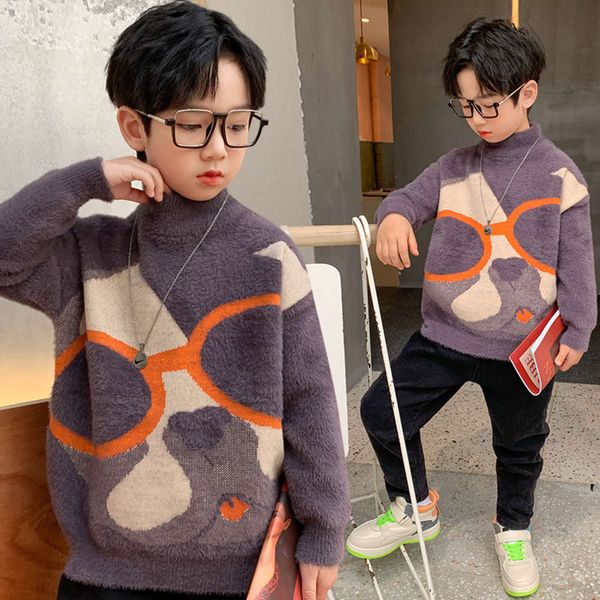 new sweater children's pullover zhongda 2020 wear autumn winter knitted boys' fashion, Blue
new sweater children's pullover zhongda 2020 wear autumn winter knitted boys' fashion, Blue
