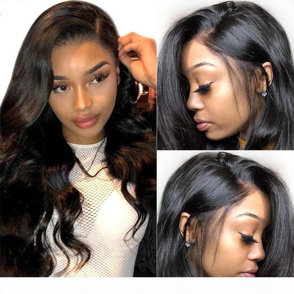 brazilian body wave lace frontal human hair wigs 13*4 lace wig pre plucked hairline with baby hair bleached knots 8-24inch, Black;brown
brazilian body wave lace frontal human hair wigs 13*4 lace wig pre plucked hairline with baby hair bleached knots 8-24inch, Black;brown