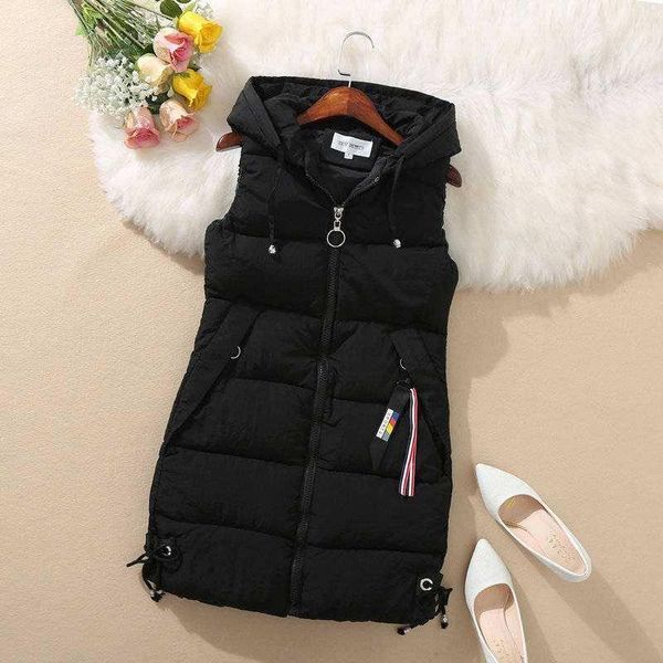 2020 autumn and winter women vests models sleeveless mid-length hooded waistcoat1, Black;white
2020 autumn and winter women vests models sleeveless mid-length hooded waistcoat1, Black;white