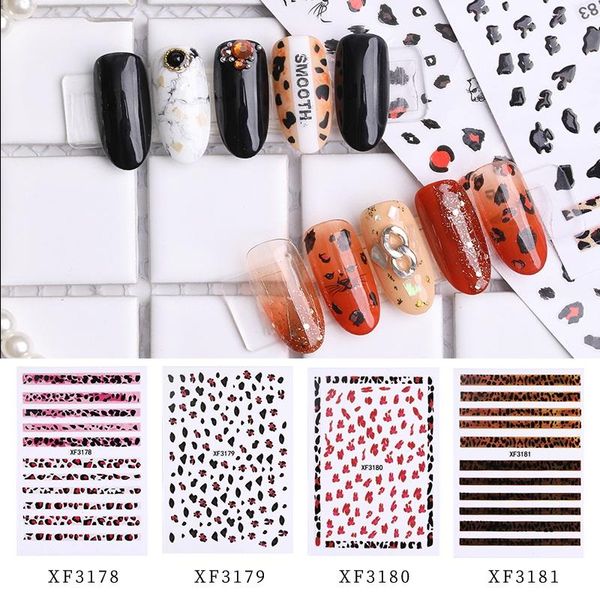 1pcs nail stickers leopard grain series mixed patterns self adhesive slider animal designs decals decorations for nail accessory, Black
1pcs nail stickers leopard grain series mixed patterns self adhesive slider animal designs decals decorations for nail accessory, Black