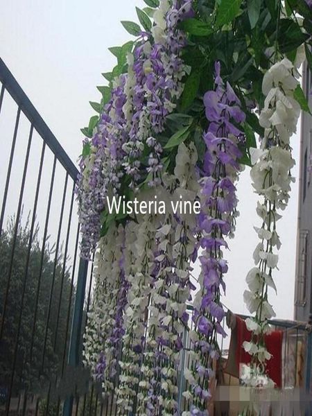 upscale artificial silk flower vine home decor simulation wisteria garland craft ornament for wedding party decorations shi1
upscale artificial silk flower vine home decor simulation wisteria garland craft ornament for wedding party decorations shi1