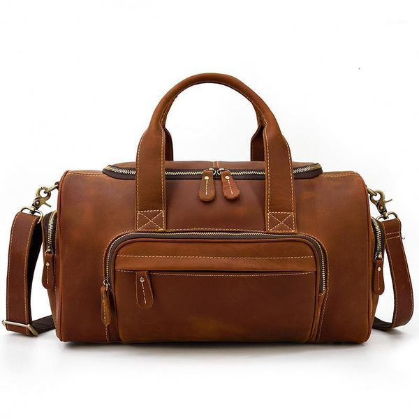 duffel bags genuine leather travel bag crazy horse retro luggage outdoor fitness handbag cowhide messenger shoulder bagld7761
duffel bags genuine leather travel bag crazy horse retro luggage outdoor fitness handbag cowhide messenger shoulder bagld7761