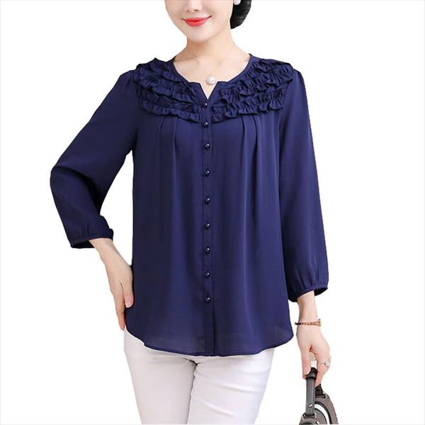 blouse women 2020 plus size 5xl loose womens and blouses o neck chiffon print shirt summer blouse, White
blouse women 2020 plus size 5xl loose womens and blouses o neck chiffon print shirt summer blouse, White