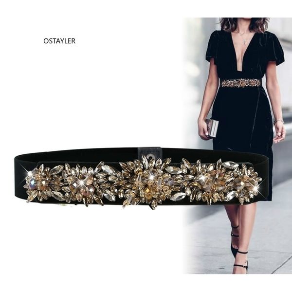 brand design luxury crystal bead women belts high elasitc shiny rhinestone flower waist band belts for ladies dress belt corset y200501, Black;brown
brand design luxury crystal bead women belts high elasitc shiny rhinestone flower waist band belts for ladies dress belt corset y200501, Black;brown