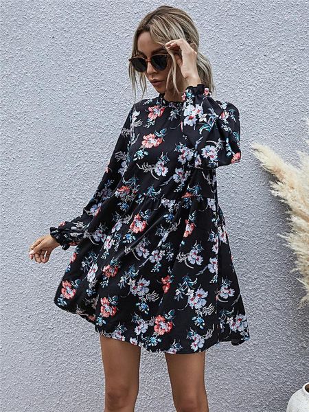 autumn women bohemia elegant ruffle o-neck floral dress long sleeve print a-line high waist loose mini dress1, Black;gray
autumn women bohemia elegant ruffle o-neck floral dress long sleeve print a-line high waist loose mini dress1, Black;gray