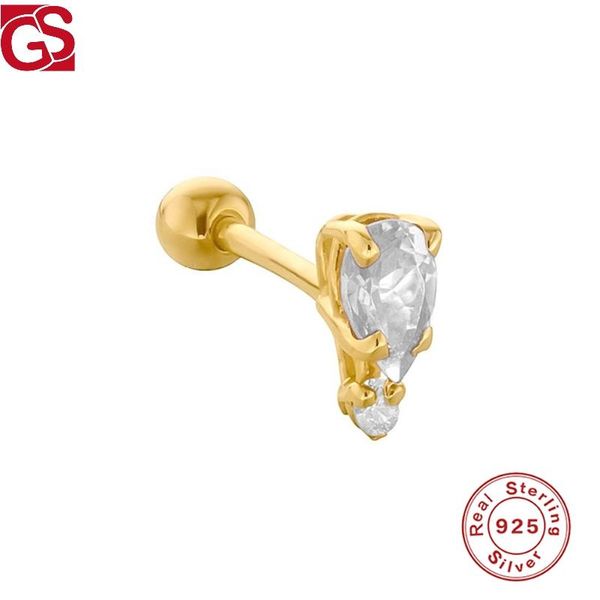 stud gs 925 sterling silver single earrings zircon oval-shape boucle oreille femme fashion piercing for women girls, Golden;silver
stud gs 925 sterling silver single earrings zircon oval-shape boucle oreille femme fashion piercing for women girls, Golden;silver