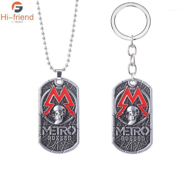 chains pc game metro exodus 2033 metal necklace man charm souvenir tag mode games gift1, Silver
chains pc game metro exodus 2033 metal necklace man charm souvenir tag mode games gift1, Silver