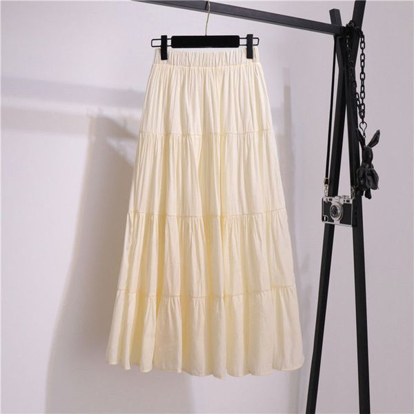 2020 summer cotton skirt women high waisted long skirt femme casual solid a-line skirts women jupe femme green skirts q1209, Black
2020 summer cotton skirt women high waisted long skirt femme casual solid a-line skirts women jupe femme green skirts q1209, Black