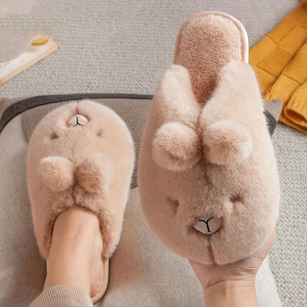 slippers cute cartoon alpaca home women fur winter warm plush parent-child floor slides house flat bedroom furry slippes, Black
slippers cute cartoon alpaca home women fur winter warm plush parent-child floor slides house flat bedroom furry slippes, Black