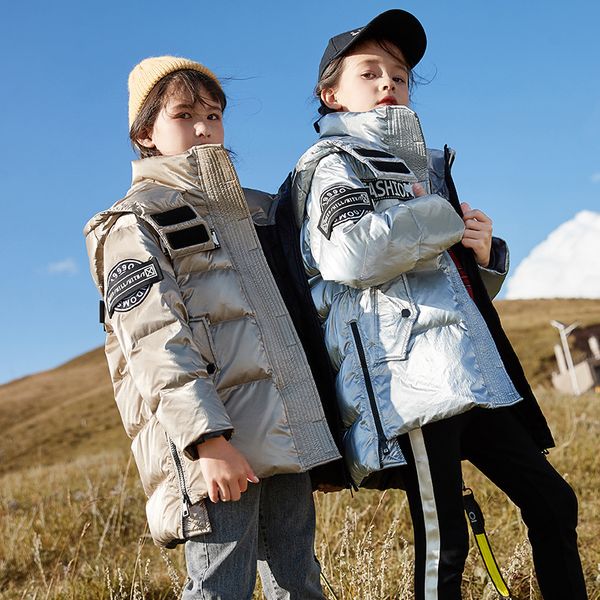 children's down jacket girls boys and long female big children 2020 new foreign qi big children winter jacket thick, Blue;gray
children's down jacket girls boys and long female big children 2020 new foreign qi big children winter jacket thick, Blue;gray