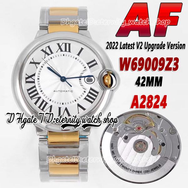 2022 af 42mm 00520022 a2824 automatic mechanical mens watch roman white texture dial sapphire stainless case two tone steel bracelet super v, Slivery;brown
2022 af 42mm 00520022 a2824 automatic mechanical mens watch roman white texture dial sapphire stainless case two tone steel bracelet super v, Slivery;brown
