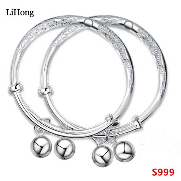 high jewelry 100% silver 999 silver family baby bangle girl boy gift child silver bracelet q1201, Black
high jewelry 100% silver 999 silver family baby bangle girl boy gift child silver bracelet q1201, Black
