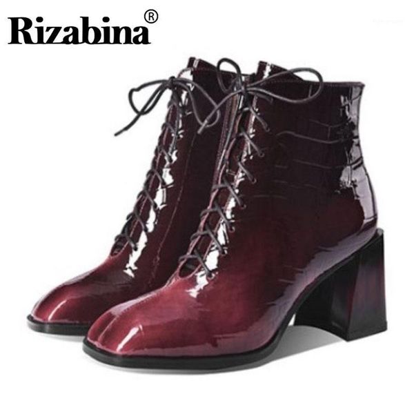 boots rizabina cow patent leather women ankle square toe zipper high heels shoes cross strap office ladies footwear size 34-391, Black
boots rizabina cow patent leather women ankle square toe zipper high heels shoes cross strap office ladies footwear size 34-391, Black