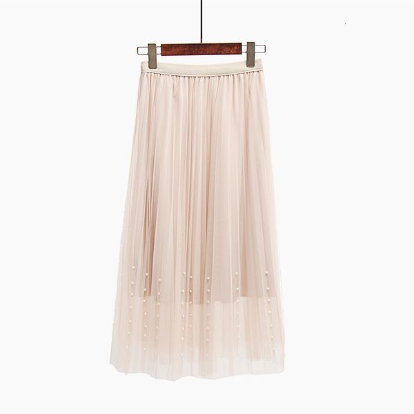 new 2021 spring summer skirts women beading mesh tulle elastic high waist a middle line of midi calf long skirt plied ydbt, Black
new 2021 spring summer skirts women beading mesh tulle elastic high waist a middle line of midi calf long skirt plied ydbt, Black