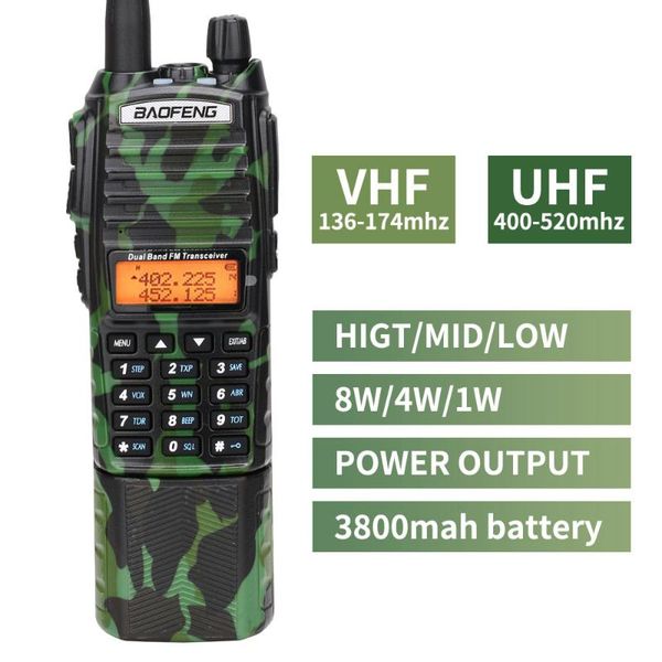walkie talkie baofeng uv-82 8wapowerful dual band 3800mah with dc connecto uv 82 uv82 for portable hunting 2 way radio 
walkie talkie baofeng uv-82 8wapowerful dual band 3800mah with dc connecto uv 82 uv82 for portable hunting 2 way radio