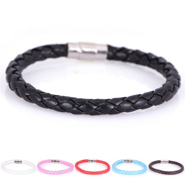 new 100% genuine braided leather bracelet jewelry men women stainless steel magnetic clasp male bracelets bangles, Golden;silver
new 100% genuine braided leather bracelet jewelry men women stainless steel magnetic clasp male bracelets bangles, Golden;silver