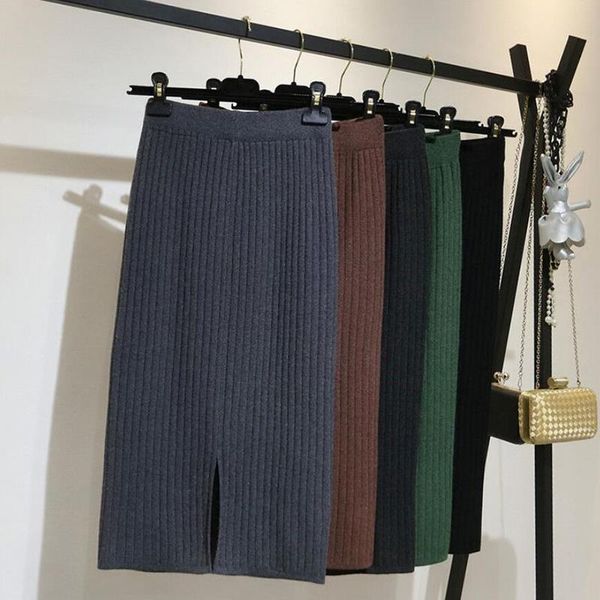 50-70cm high waist skirts women 2020 spring autumn warm elegant knitted pencil skirt ribbed mid-long skirt black party skirt
50-70cm high waist skirts women 2020 spring autumn warm elegant knitted pencil skirt ribbed mid-long skirt black party skirt