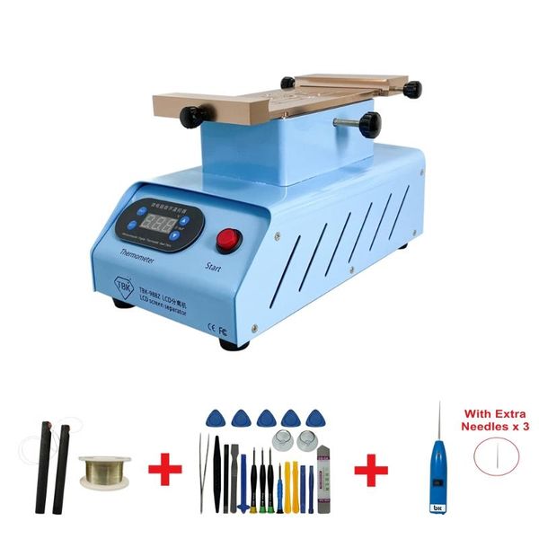 tbk 988z 7 inch flat edge lcd touch screen separator machine built-in double vacuum pump glue clean remove separating function
tbk 988z 7 inch flat edge lcd touch screen separator machine built-in double vacuum pump glue clean remove separating function
