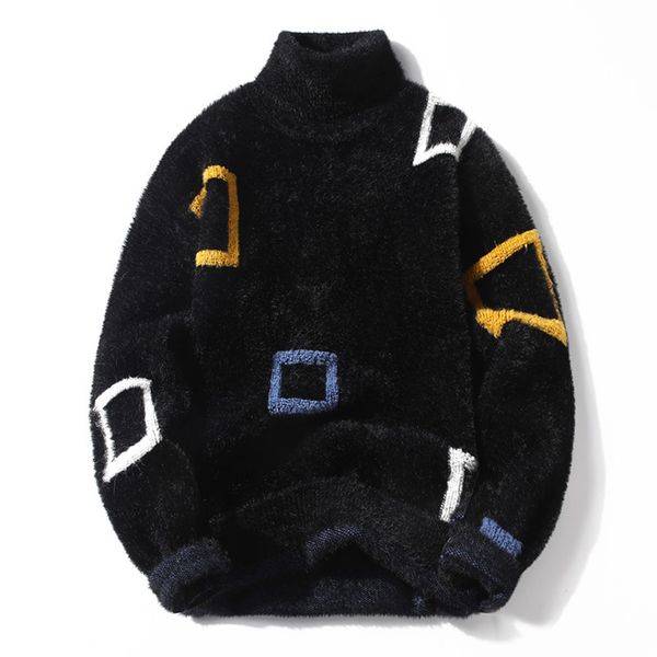 thick cashmere men's high neck sweater, winter coat, comfortable, christmas, soft and warm, White;black
thick cashmere men's high neck sweater, winter coat, comfortable, christmas, soft and warm, White;black