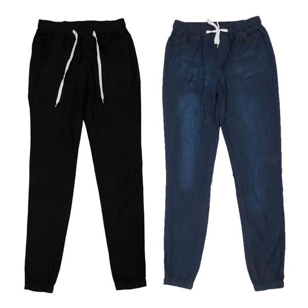 2 pcs 5xl women casual jogger pants drawstring elastic waisted jeans solid ladies denim pants slim leggings , dark blue wi
2 pcs 5xl women casual jogger pants drawstring elastic waisted jeans solid ladies denim pants slim leggings , dark blue wi