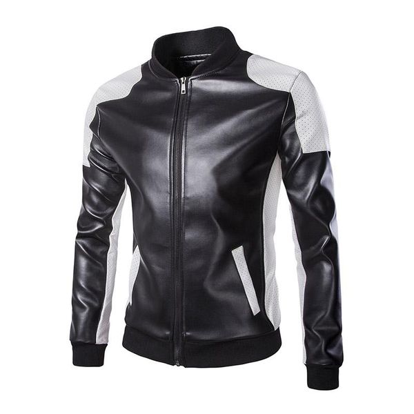 fashion men white leather jackets and coats pu match overcoat plus size faux leather men fur coat y, Black
fashion men white leather jackets and coats pu match overcoat plus size faux leather men fur coat y, Black