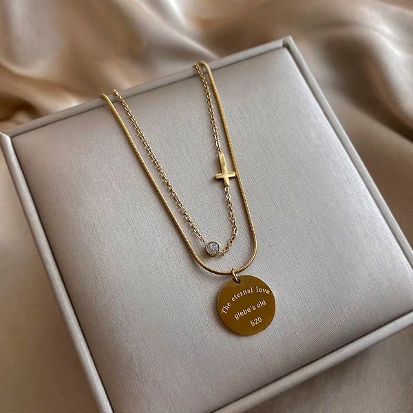 titanium steel does not drop color hundred long double-layered collarbone chain net red personality fashion autumn/winter sweater chain, Silver
titanium steel does not drop color hundred long double-layered collarbone chain net red personality fashion autumn/winter sweater chain, Silver