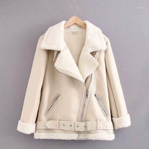 2020 winter black punk streetwear coat thick jacket female faux leather lambs wool fur collar faux lamb leather jacket1
2020 winter black punk streetwear coat thick jacket female faux leather lambs wool fur collar faux lamb leather jacket1
