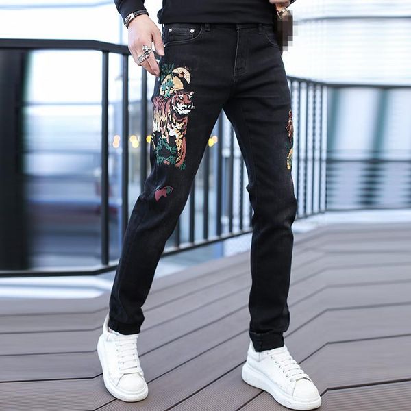 z11690 fashion men's jeans 2020 runway luxury european design party style men's clothing, Blue
z11690 fashion men's jeans 2020 runway luxury european design party style men's clothing, Blue