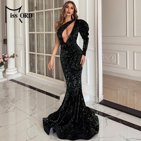 casual dresses missord women one shoulder puff sleeve sequin dress hollow out female floor length maxi evening party m0803, Black;gray
casual dresses missord women one shoulder puff sleeve sequin dress hollow out female floor length maxi evening party m0803, Black;gray
