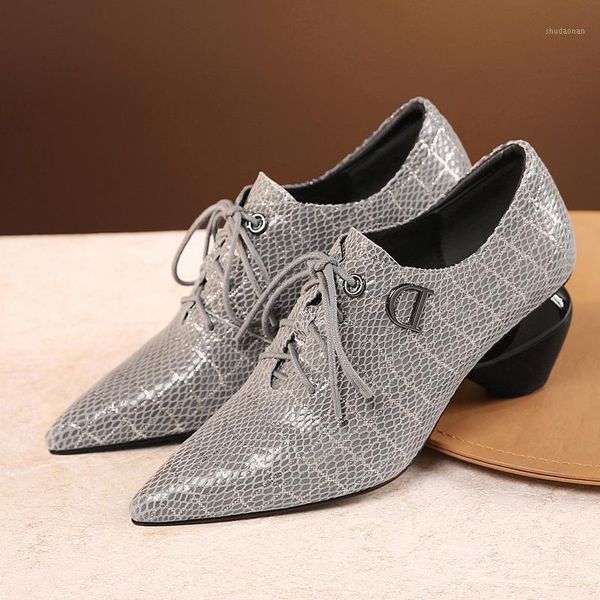 dress shoes plus size 42 women's genuine leathre lace-up pumps pointed toe autumn female comfortable footwear style med heel women1, Black
dress shoes plus size 42 women's genuine leathre lace-up pumps pointed toe autumn female comfortable footwear style med heel women1, Black