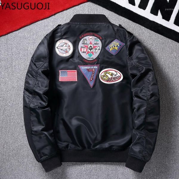 yasuguoji mens flight bomber pilot jacket tactical coat motorcycle outwear 2020 spring men streetwear hip hop jackets1, Black;brown
yasuguoji mens flight bomber pilot jacket tactical coat motorcycle outwear 2020 spring men streetwear hip hop jackets1, Black;brown